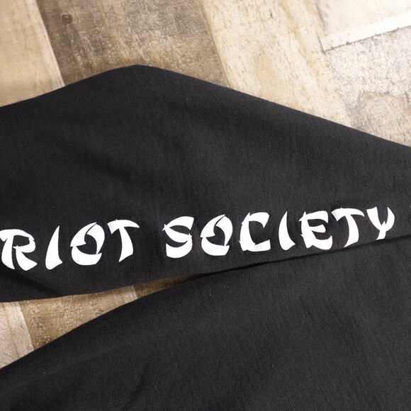 Riot Society Sakura Kanji Graphic Hoodie – Men’s Large Black - Picture 3 of 9